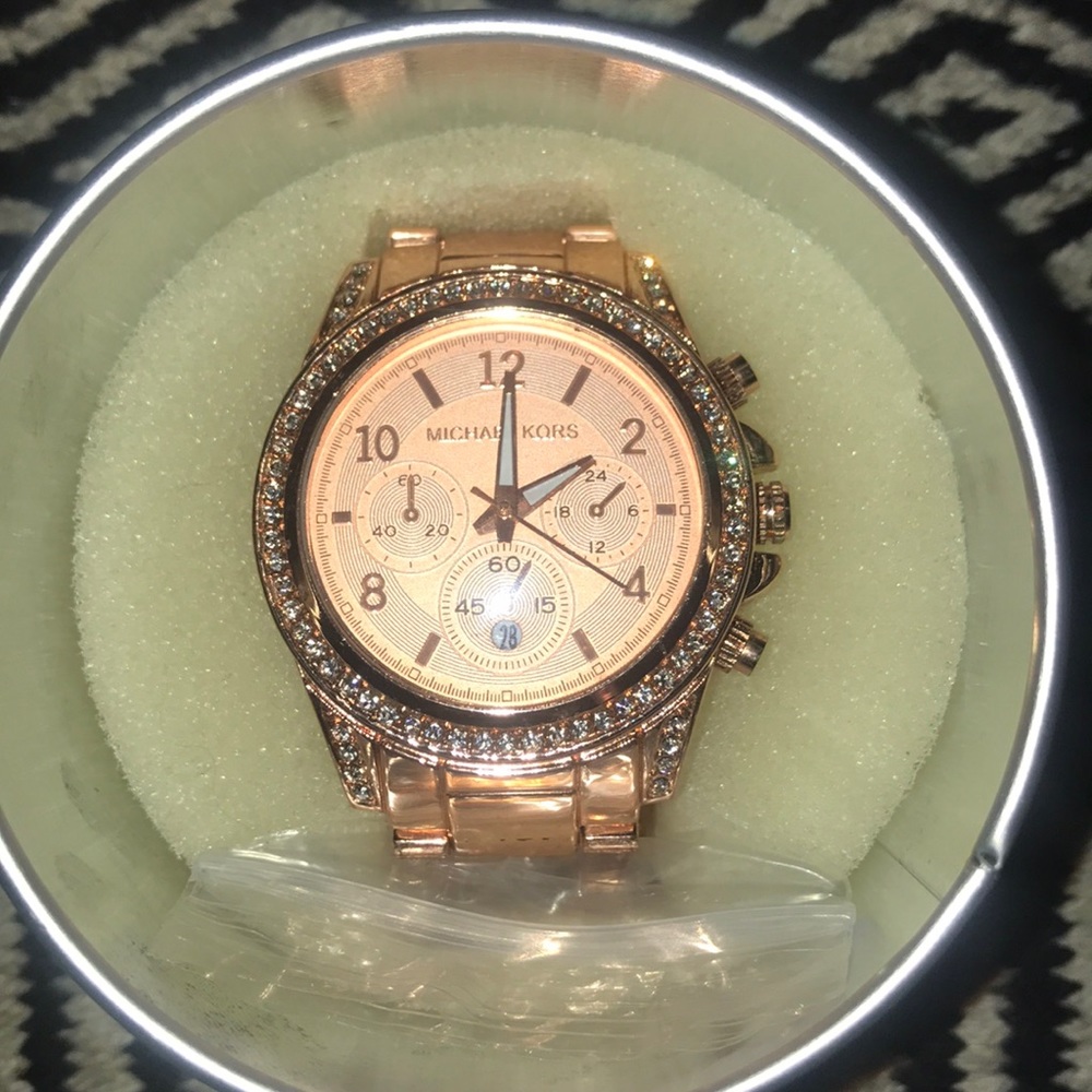 Michael Kors Rose Gold Stainless Steel Watch